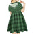 Aloha Hawaii Cowboys Paniolo Kid Short Sleeve Dress Forest Green Palaka - Polynesian Pride