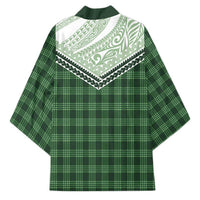 Aloha Hawaii Cowboys Paniolo Kimono Forest Green Palaka - Polynesian Pride