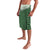 Aloha Hawaii Cowboys Paniolo Lavalava Forest Green Palaka - Polynesian Pride