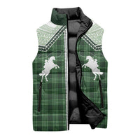 Aloha Hawaii Cowboys Paniolo Sleeveless Puffer Jacket Forest Green Palaka LT7 - Polynesian Pride