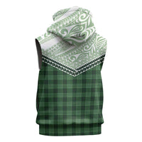 Aloha Hawaii Cowboys Paniolo Sleeveless Zip Hoodie Forest Green Palaka LT7 - Polynesian Pride