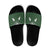 Aloha Hawaii Cowboys Paniolo Slide Sandals Forest Green Palaka - Polynesian Pride