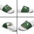 Aloha Hawaii Cowboys Paniolo Slide Sandals Forest Green Palaka - Polynesian Pride