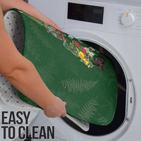 Kia Ora New Zealand Floral Bathroom Set Sage Green - Polynesian Pride