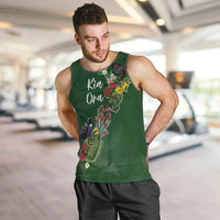 Kia Ora New Zealand Floral Personalized Men Tank Top Sage Green LT7 Sage Green - Polynesian Pride