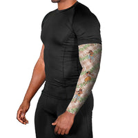 Beige Palaka Hula Girls Seamless Hawaii Aloha Arm Sleeves - Polynesian Pride