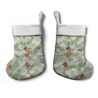 Mint Palaka Hula Girls Seamless Hawaii Aloha Christmas Stocking - Polynesian Pride