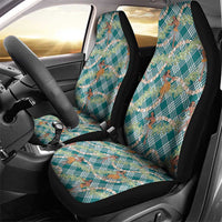 Teal Palaka Hula Girls Seamless Hawaii Aloha Car Seat Cover - Polynesian Pride