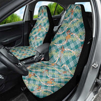 Teal Palaka Hula Girls Seamless Hawaii Aloha Car Seat Cover - Polynesian Pride