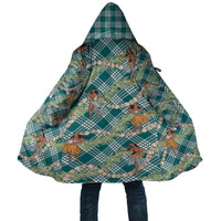 Teal Palaka Hula Girls Seamless Hawaii Aloha Cloak - Polynesian Pride