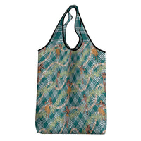 Teal Palaka Hula Girls Seamless Hawaii Aloha Grocery Bag LT7 - Polynesian Pride