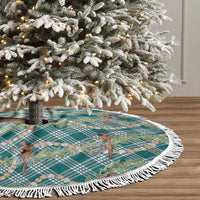 Teal Palaka Hula Girls Seamless Hawaii Aloha Tree Skirt - Polynesian Pride
