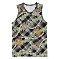 Sable Palaka Hula Girls Seamless Hawaii Aloha Basketball Jersey - Polynesian Pride