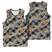 Sable Palaka Hula Girls Seamless Hawaii Aloha Basketball Jersey - Polynesian Pride