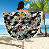 Sable Palaka Hula Girls Seamless Hawaii Aloha Beach Blanket - Polynesian Pride