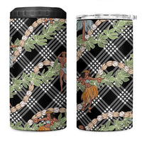 Sable Palaka Hula Girls Seamless Hawaii Aloha 4 in 1 Can Cooler Tumbler - Polynesian Pride