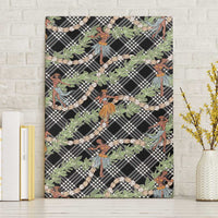 Sable Palaka Hula Girls Seamless Hawaii Aloha Canvas Wall Art - Polynesian Pride