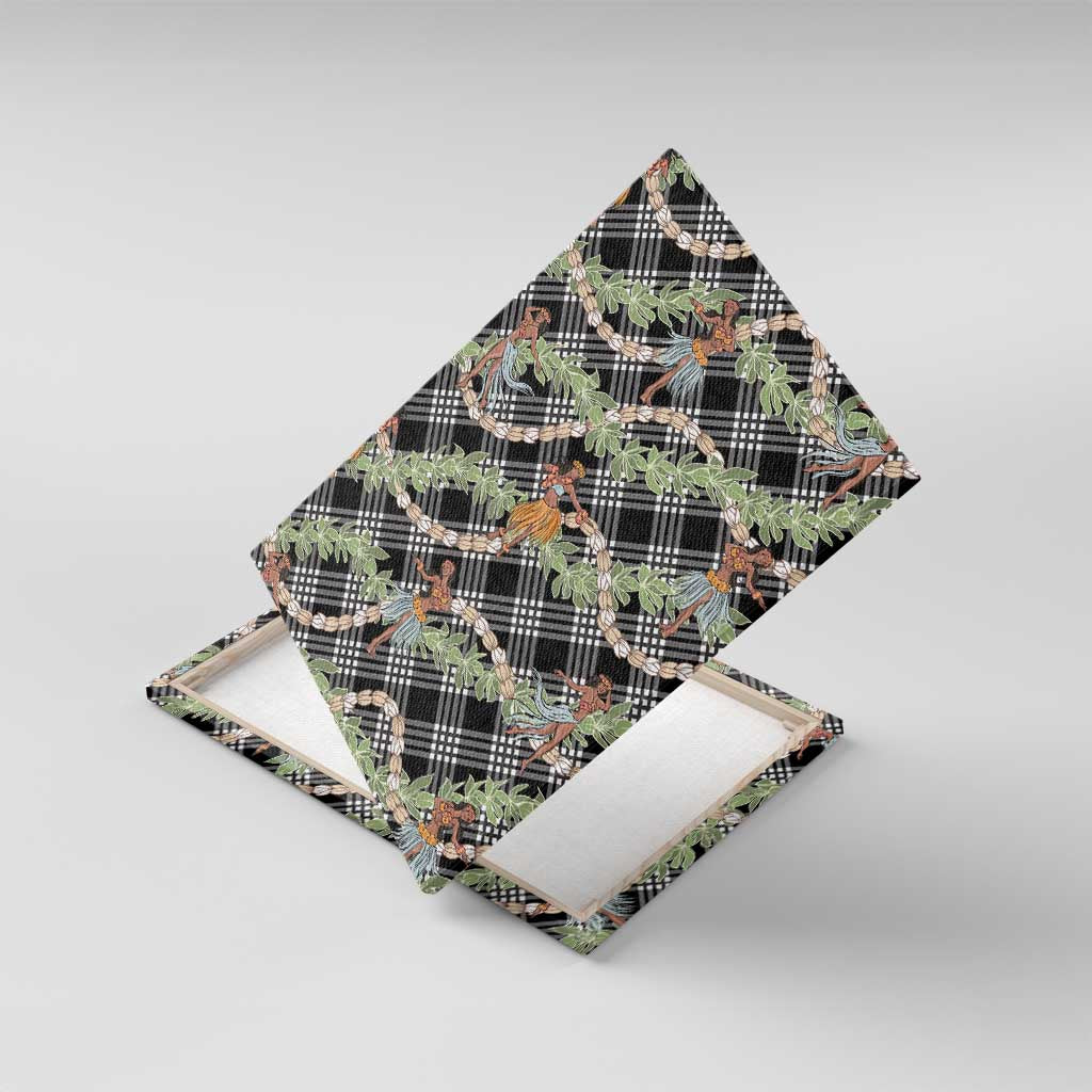 Sable Palaka Hula Girls Seamless Hawaii Aloha Canvas Wall Art - Polynesian Pride