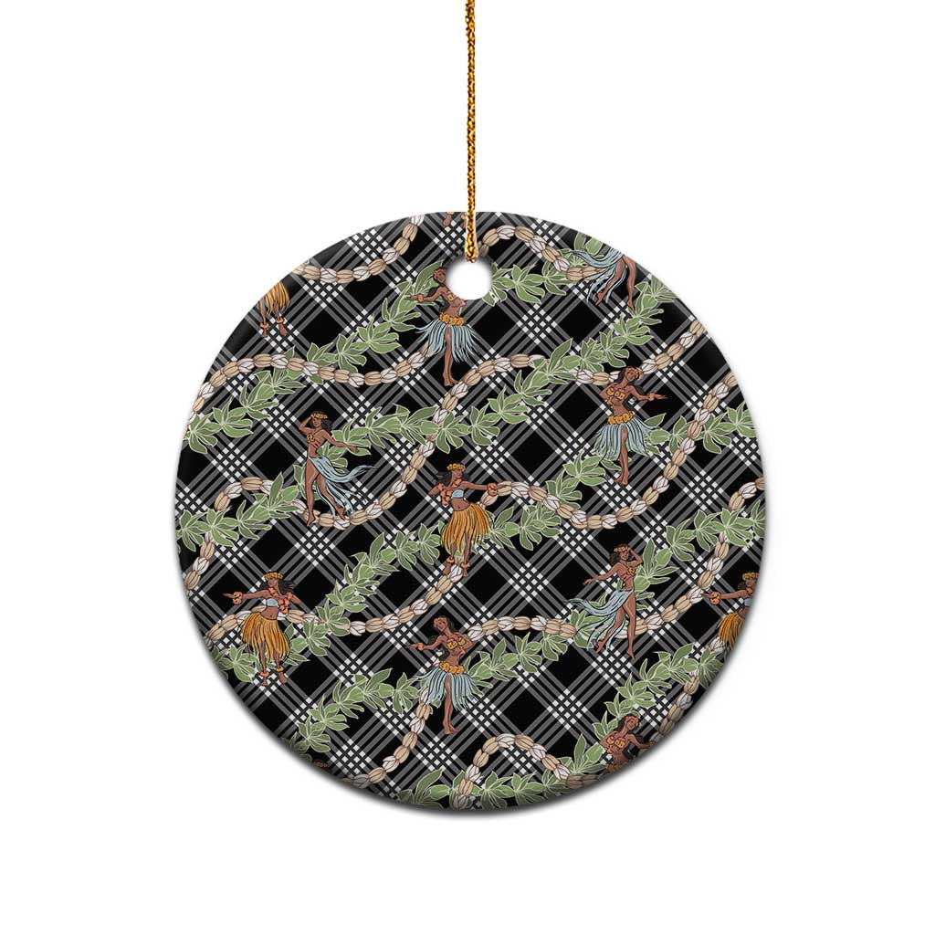 Sable Palaka Hula Girls Seamless Hawaii Aloha Ceramic Ornament - Polynesian Pride