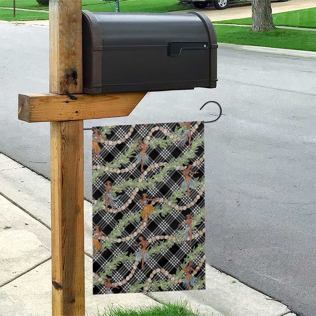 Sable Palaka Hula Girls Seamless Hawaii Aloha Garden Flag - Polynesian Pride