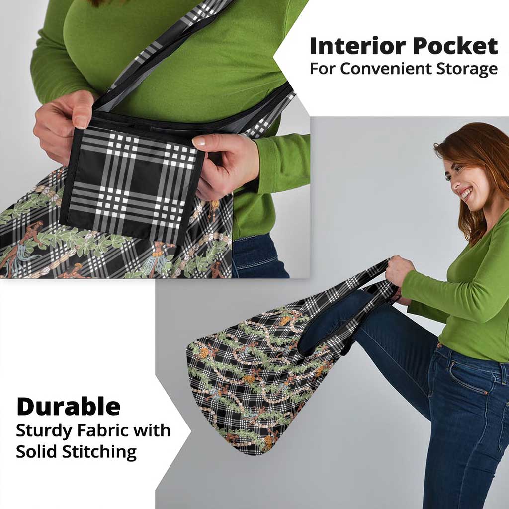 Sable Palaka Hula Girls Seamless Hawaii Aloha Grocery Bag - Polynesian Pride