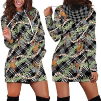 Sable Palaka Hula Girls Seamless Hawaii Aloha Hoodie Dress - Polynesian Pride