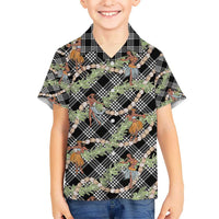 Sable Palaka Hula Girls Seamless Hawaii Aloha Kid Hawaiian Shirt - Polynesian Pride