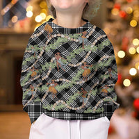 Sable Palaka Hula Girls Seamless Hawaii Aloha Kid Ugly Christmas Sweater - Polynesian Pride