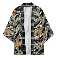 Sable Palaka Hula Girls Seamless Hawaii Aloha Kimono - Polynesian Pride