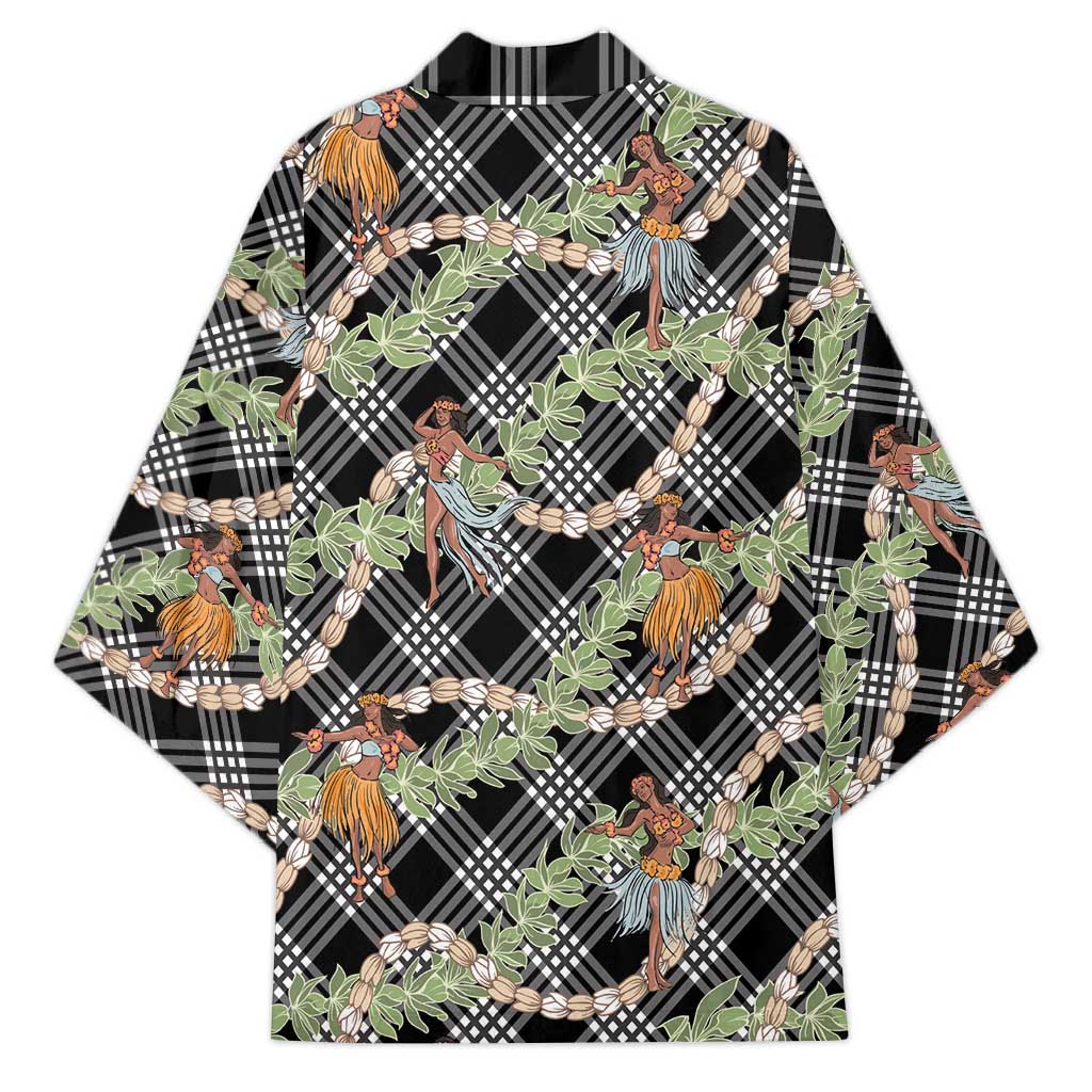 Sable Palaka Hula Girls Seamless Hawaii Aloha Kimono - Polynesian Pride