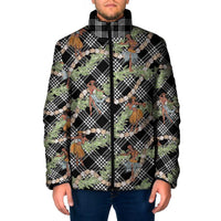 Sable Palaka Hula Girls Seamless Hawaii Aloha Padded Jacket - Polynesian Pride