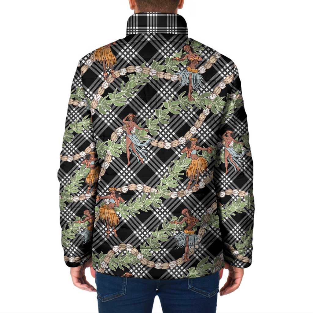 Sable Palaka Hula Girls Seamless Hawaii Aloha Padded Jacket - Polynesian Pride