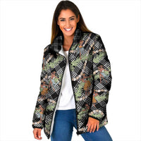 Sable Palaka Hula Girls Seamless Hawaii Aloha Padded Jacket - Polynesian Pride