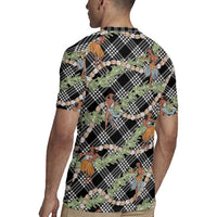 Sable Palaka Hula Girls Seamless Hawaii Aloha Rugby Jersey - Polynesian Pride