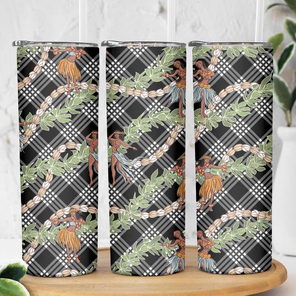 Sable Palaka Hula Girls Seamless Hawaii Aloha Skinny Tumbler - Polynesian Pride