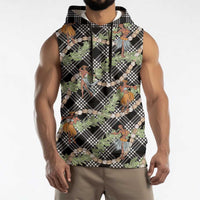 Sable Palaka Hula Girls Seamless Hawaii Aloha Sleeveless Hoodie LT7 - Polynesian Pride