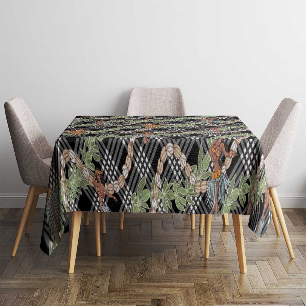 Sable Palaka Hula Girls Seamless Hawaii Aloha Tablecloth - Polynesian Pride