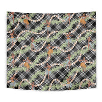 Sable Palaka Hula Girls Seamless Hawaii Aloha Tapestry - Polynesian Pride