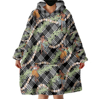Sable Palaka Hula Girls Seamless Hawaii Aloha Wearable Blanket Hoodie LT7 - Polynesian Pride