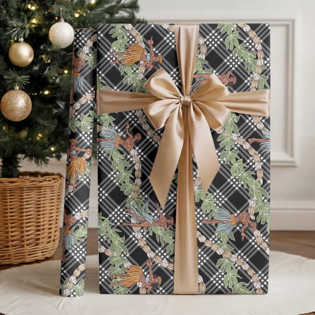 Sable Palaka Hula Girls Seamless Hawaii Aloha Wrapping Paper LT7 - Polynesian Pride