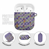 Lavender Palaka Hula Girls Seamless Hawaii Aloha AirPods Case - Polynesian Pride