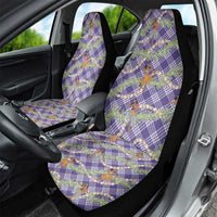 Lavender Palaka Hula Girls Seamless Hawaii Aloha Car Seat Cover - Polynesian Pride