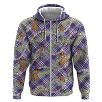 Lavender Palaka Hula Girls Seamless Hawaii Aloha Hoodie - Polynesian Pride