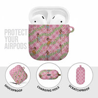 Lokelani Pink Palaka Hula Girls Seamless Hawaii Aloha AirPods Case - Polynesian Pride