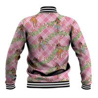 Lokelani Pink Palaka Hula Girls Seamless Hawaii Aloha Baseball Jacket - Polynesian Pride