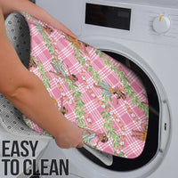 Lokelani Pink Palaka Hula Girls Seamless Hawaii Aloha Bathroom Set - Polynesian Pride