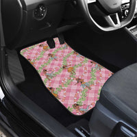 Lokelani Pink Palaka Hula Girls Seamless Hawaii Aloha Car Mats - Polynesian Pride