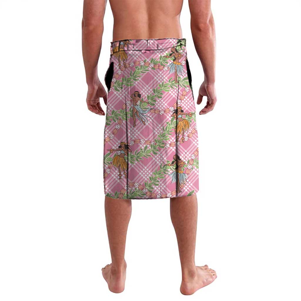Lokelani Pink Palaka Hula Girls Seamless Hawaii Aloha Lavalava - Polynesian Pride