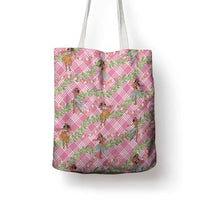 Lokelani Pink Palaka Hula Girls Seamless Hawaii Aloha Tote Bag - Polynesian Pride