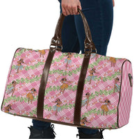 Lokelani Pink Palaka Hula Girls Seamless Hawaii Aloha Travel Bag - Polynesian Pride